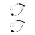 thumbnail image 4 of Matsuzay Gancho para la oreja doble Auriculares con cable Micrófono tipo diadema Negro XLR Type1, 4 of 6