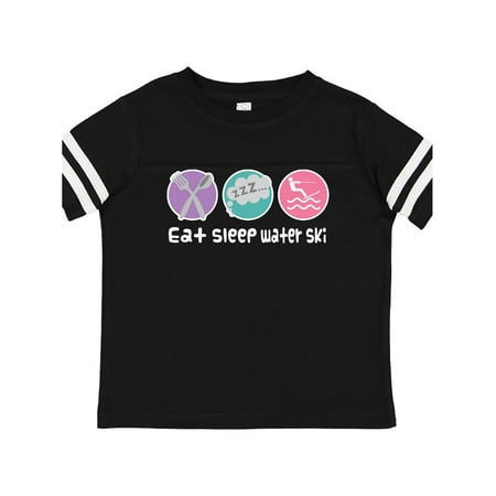 

Inktastic Water Skiing Eat Sleep Water Ski Gift Toddler Toddler Girl T-Shirt