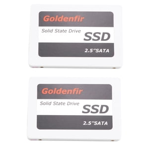 2X Sapin d'or SSD 120GB SSD 2.5 Disque dur Disque disque Disques d'état solide 2.5inch Interne SSD