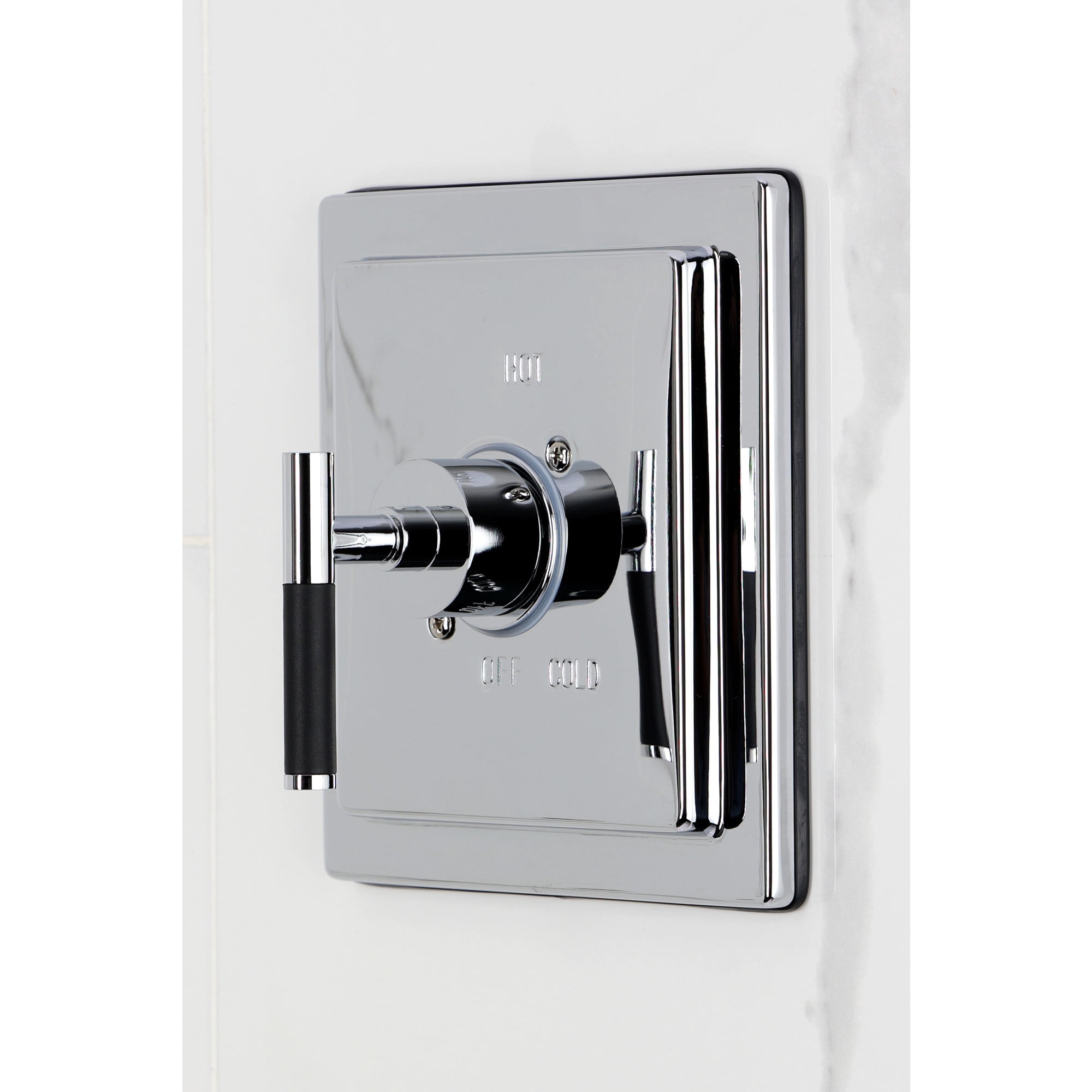 Kingston Brass KB8651CKLTO Kaiser Single-Handle Pressure Balanced Tub Faucet in Polished Chrome
