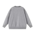 thumbnail image 6 of Aboser Yes,I'm Still Cold Me 24:7 Women's Sweaters Cozy Ribbed Knit Sweater Plus Size Long Sleeve Pullover Going Out Tops Loose Round Neck Knitwear, 6 of 7