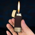 thumbnail image 3 of RnemiTe-amo Butane Torch,Compact And Portable Lighter With A Small Texture And Feel As A Family Gathering Giftfor Home Kitchen Champagne, 3 of 4