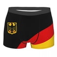 thumbnail image 3 of Male Fashion German Flag Underwear Coat of Arms of Germany Boxer Briefs Stretch Shorts Panties Underpants, 3 of 7
