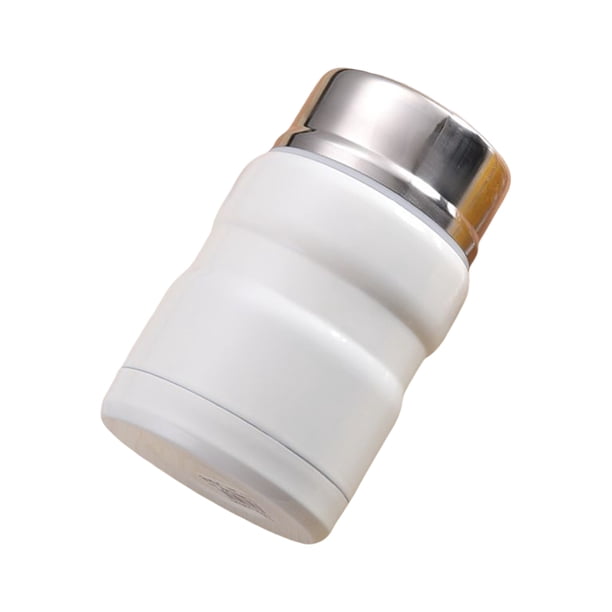 Matsuzay Fiambrera térmica con revestimiento antideslizante, aislamiento térmico, gran capacidad, para acampar, viajar, conducir, contenedor, Mostrada Blanco