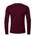 thumbnail image 3 of XFLWAM Men's Thermal Waffle Henley Shirt Casual Button Down Long Sleeve T-Shirt Cotton Lightweight Tee Tops, 3 of 6