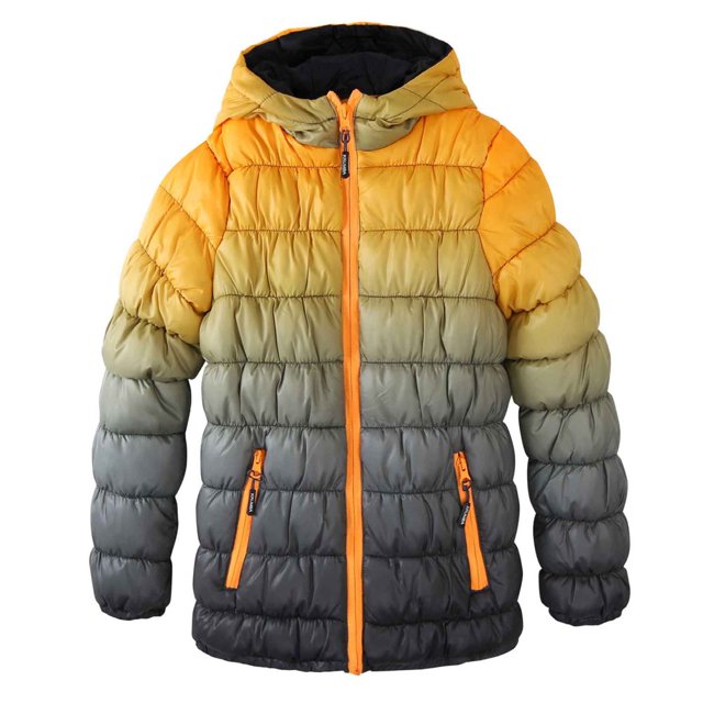 Krumba Boy‘s Zipper Gradient Water Resistant Puffer Jacket Turquoise 128