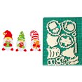 thumbnail image 1 of Troqueles De Corte De Gnomo Para Álbum De Recortes Troqueles De Corte Decorativos Plantillas En Relieve Juego De Troqueles De Corte De Acero Al Carbono Para Tarjeta De Papel De Álbum Diy 3 Unids/Set Advancent HA027665-02, 1 of 6
