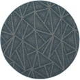 thumbnail image 1 of Indoor Outdoor custom size area rugs made in USA pattern Geometrical comes in Ten colors and Nine shapes rectangular,round,square,runners,oval,hexagon,octagon,half round - Blue, 10' Round Area Rugs, 1 of 1