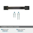 thumbnail image 6 of Amerock Candler 3-3/4 inch (96mm) Center-to-Center Oil-Rubbed Bronze Cabinet Pull - 10 Pack, 6 of 10