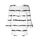 thumbnail image 4 of ICHUANYI ClearanceWomen‘s Summer Sexy Fold Printed Regular Women 3/4 Sleeves V Neck Button Tops Blouse(White, M) ICHUANYI WER20232080505164, 4 of 5