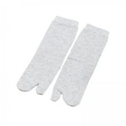 Segolike 6xTabi Socks 2 Toe Flip Flop Socks for Indoor and Outdoor Shopping Backpacking gray