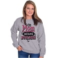 thumbnail image 4 of This Mom Means Business Funny Mothers Women Crewneck Sweatshirt Brisco Brands S, 4 of 6
