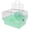 thumbnail image 1 of CATIEBYE Hamster Travel Carrier Multifunctional Design Green ABS For Veterinary Visits 1Pack, 1 of 8