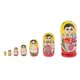 thumbnail image 3 of Matryoshka de Pintada de 7 Piezas para Navidad, año Hugo Muñecas rusas de anidación, 3 of 7