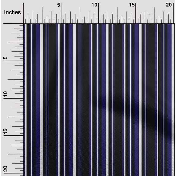 oneOone Viscose Jersey Fabric Multicolor Stripe Fabric Prints By Yard 60 Inch Wide