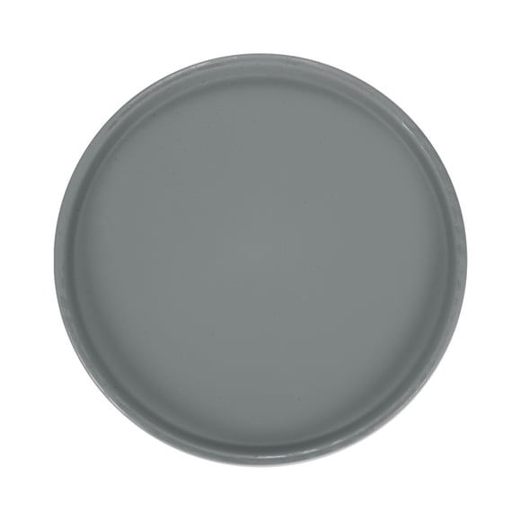Platillo de Cerámica Uxcell para Plantas, Bandeja Captadora de Agua de 6.3 Pulgadas, Platillos para Macetas de Plantas de Interior [Redondo Gris Oscuro]