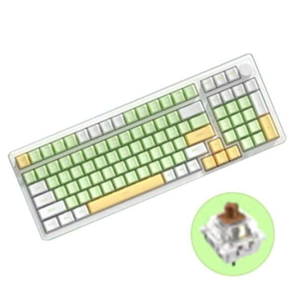 AJAZZ AK992 Gasket Tri-mode Wireless Keyboard Backlit Mechanical Keyboard Gaming Keyboard with All Switches