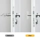 thumbnail image 3 of Tope de puerta para inodoros, almohadilla de silicona anticolisión, parachoques autoadhesivo, almohadilla de protección silenciosa, 40/8 piezas, 3 of 4