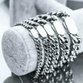 thumbnail image 5 of 6mm-14mm Hip Hop Titanium Steel Miami Cuban Link Chain Mens Jewelry Accessories, 5 of 9