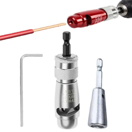 

Mikease Faucet Hardware Pro Wire Stripping Tool & Wire Twisting Connector Wiring Pro Wire Stripper Wiring Pro Stripping Tool Multifunctional Drill Wire Stripper Crimper Plastic