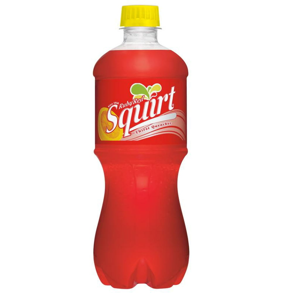 Squirt Ruby Red Grapefruit Soda, 20 fl oz bottle