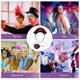 thumbnail image 4 of 1 juego de disfraces de pirata para Halloween, conjunto de disfraces de cosplay, accesorios rojos, 4 of 6
