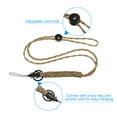 thumbnail image 3 of Uxcell Paracord Lanyard Braided Lanyard Necklace Keychain Adjustable Badge Lanyard Desert Camo, 3 of 5