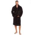 thumbnail image 1 of Pierre Roche Mens Kingsize Flannel Fleece Robe, 1 of 1