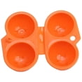 thumbnail image 1 of Portable Carry Eggs Container Holder Storage Box Case Folding for Outdoor Camping (Orange), 1 of 5
