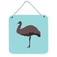 thumbnail image 1 of Emu Blue Check Wall or Door Hanging Prints, 6 x 6 in., 1 of 1