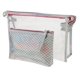 thumbnail image 1 of 2 unids/set bolsas de maquillaje multifuncionales organizador de neceser cosmético de embrague Plata Zulema Bolso de maquillaje de PVC, 1 of 8
