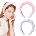 thumbnail image 1 of Banda para el cabello estilo spa para maquillaje, banda para el cabello estilo retro francés, banda para el cabello con esponja, accesorios para el cabello, 1 of 5