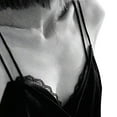 thumbnail image 4 of Wireless Bras for Women V Neck Lace Spaghetti Strap Racerback Comfortable Padded Bralettes, 4 of 8