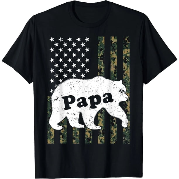 Camiseta Camuflaje Bandera de EE.UU. para Mujer