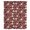 Snow DarkRed, variant on Black White Floral Sheer Curtains 63 Inches Long, Farmhouse Vintage Botanical Leaves Light Filering Curtains, Breathable Simi Curtain Privacy Drapes for Living Room Bedroom Window Treatment