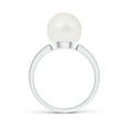 thumbnail image 2 of ANGARA Classic Freshwater Cultured Pearl Solitaire Ring in 14K White Gold for Women | June Birthstone, Birthday, Anniversary, Jewelry Gift for Women | Pearl Ring, 2 of 11