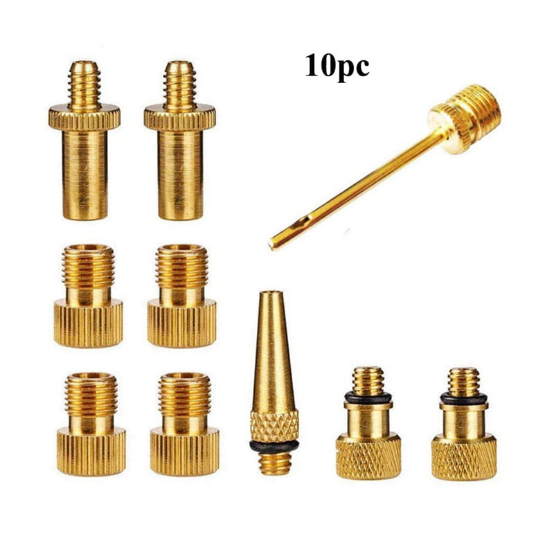 3pcs Bike Bicycle Presta to Schrader Valve Adapters Valve Extension Pump ToolsBH