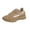 Khaki, variant on EKVAHL Women's Orthopedic Sneakers, Lace‑Up Trail Tennis Shoes, Wide Width Arch Support Walking Shoes for Outdoor Travel Daily Stroll Black