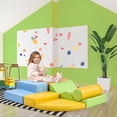 thumbnail image 3 of 6 In 1 Toddler Climbing Toys Indoor, Foam Climbing Blocks for Toddlers, Toddler Playset with Slide Stairs,Colorful, 3 of 7