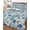Beige, variant on Twin Quilt Bedding Set, Blue Bubble Reversible Summer Quilt 3 Pieces, Watercolor Ocean Bubble Summer Beige Lightweight Bedspreads Coverlets with 2 Pillow Shams for All Seasons