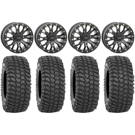 System 3 SB-4 Black (4+3) 15 Wheels 33 XCR350 Tires Polaris RZR XP 1000 / PRO XP / Ranger XP 900/1000 System 3 SB-4 Black (4+3) 15 Wheels 33 XCR350 Tires Polaris RZR XP 1000 / PRO XP / Ranger XP 900/1000