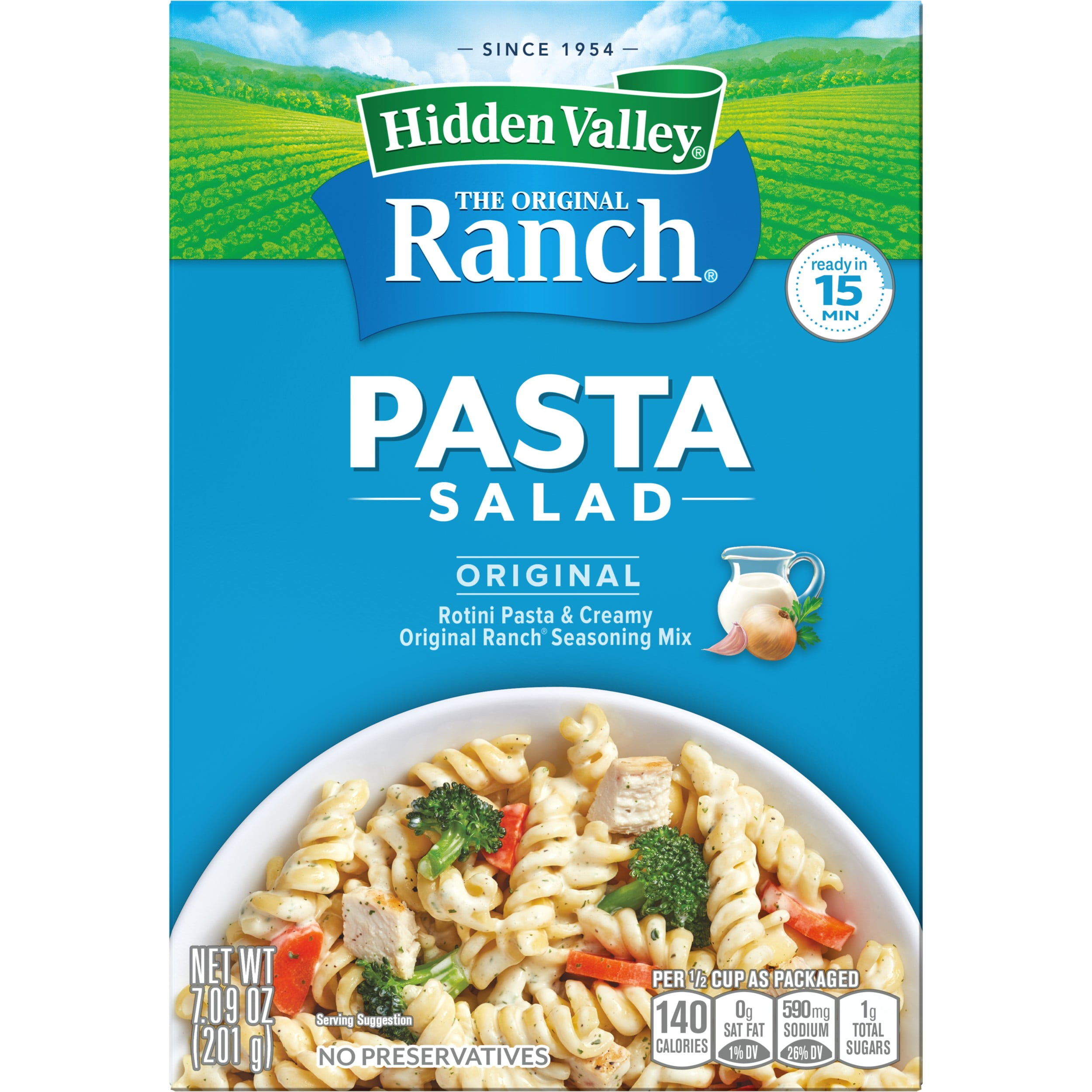 Hidden Valley Original Ranch Pasta Salad, 7.09 oz - Walmart.com