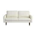 thumbnail image 2 of Hybition Faux Leather Sofa Mid-Century Modern Couch for Living Room/Office-Beige, 2 of 9