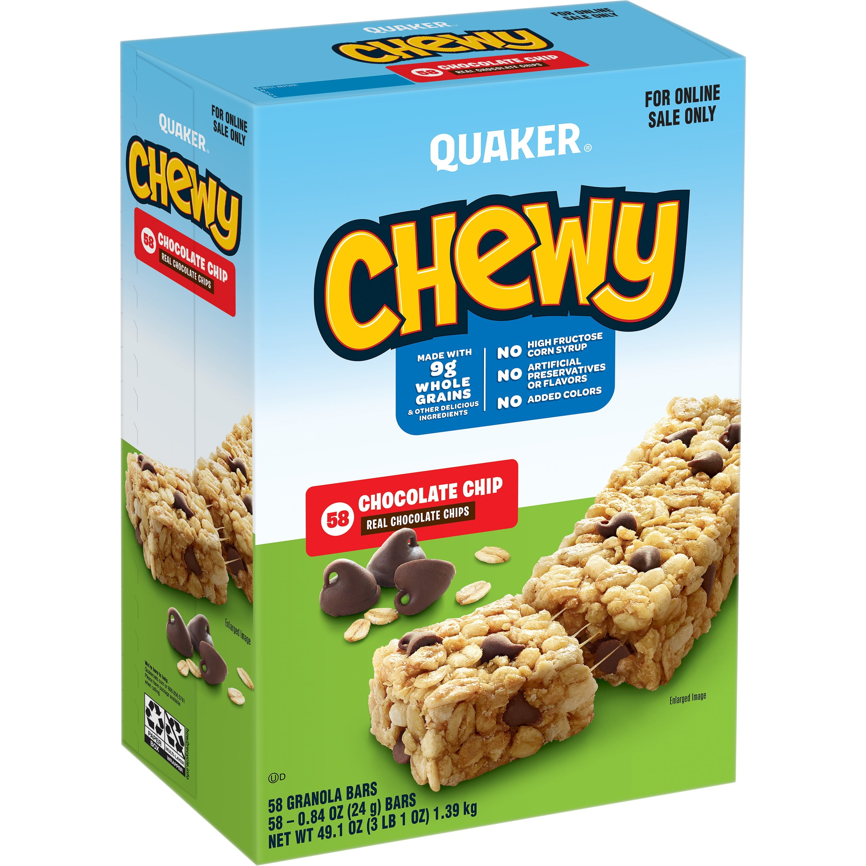 quaker big chewy sweet and salty
