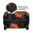 thumbnail image 4 of Haiem Vintage Colorful Flower French Bulldog Luggage Cover Printed Suitcase Covers for Luggage Elastic Washable Suitcase Protector Fits 18-32 Inch Luggage-Small, 4 of 9
