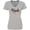 AC-Heather Grey, variant on Inktastic Bride with Flower Illustration Women's V-Neck T-Shirt