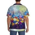 thumbnail image 3 of Kdxio Men'S Hawaiian Shirt For Men Short Sleeve Shirt Spring Flower Seasonal Summer Casual Holiday Beach Button Down T-Shirts, 3 of 5