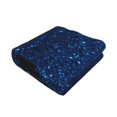 thumbnail image 2 of KLL Sparkling Blue Glitter Print Fleece Throw Blanket, Horizontal Fleece Bedding Cute Soft Blankets Comfy Fleece Flannel Plush Home Decor for Couch & Bed -60"x50", 2 of 9
