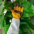 thumbnail image 1 of Guantes de Piel de Vacuno Guantes de Jardinería Guantes Extendidos Antipinchazos y Antipicaduras de Insectos Soldador Guantes de Protección Laboral General, 1 of 5