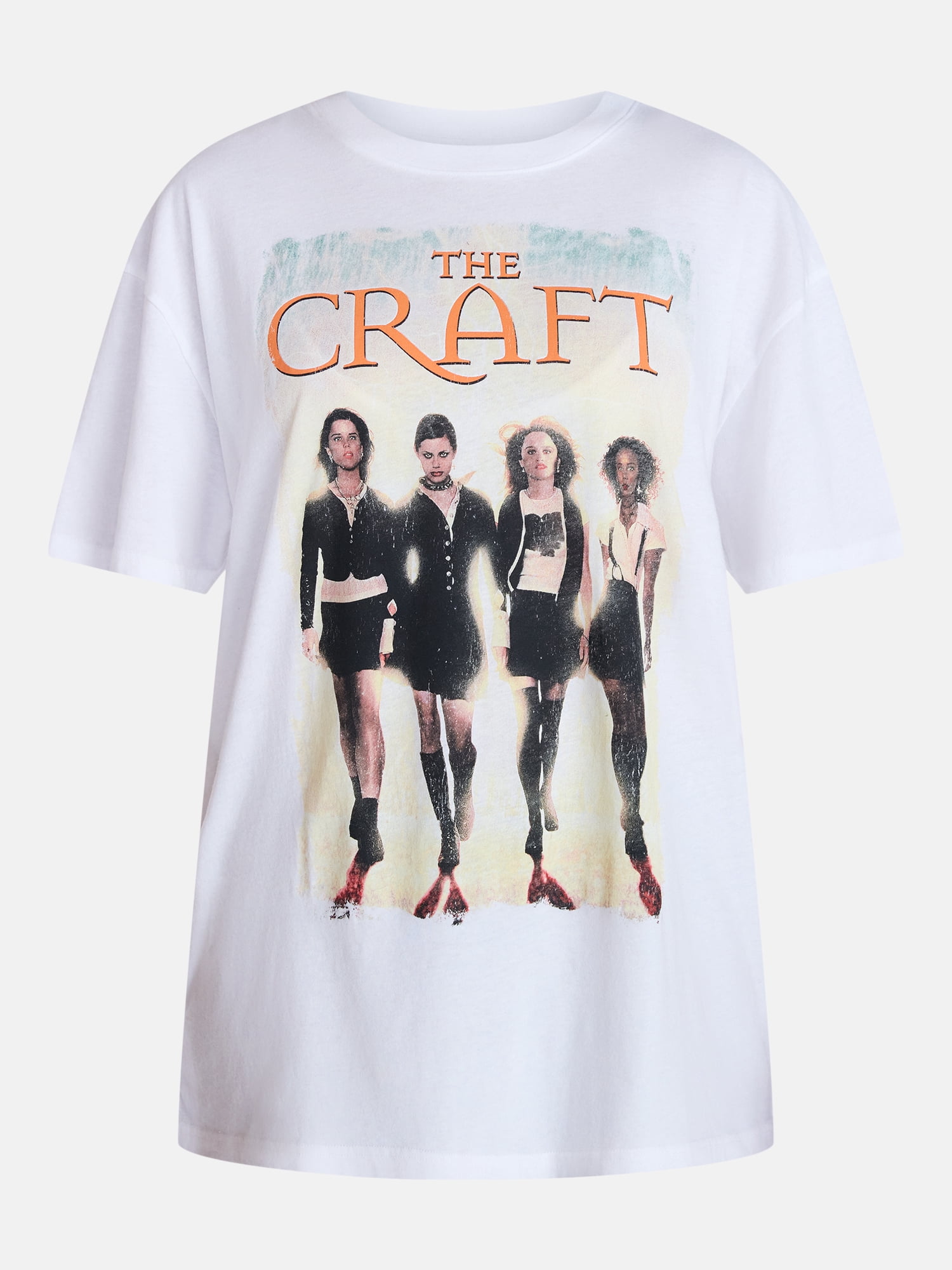 The Craft Women's Halloween Graphic Tee with Short Sleeves, Sizes XXS-XXL